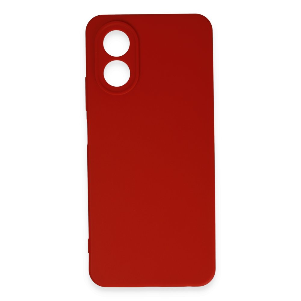 Oppo A38 Kılıf First Silikon - Kırmızı Oppo A38 Kılıf First Silikon - Kırmızı
