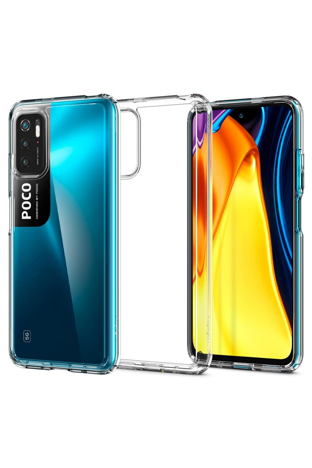  Xiaomi Poco M3 Pro Kılıf Deluxe 2mm Şeffaf Silikon - Şeffaf