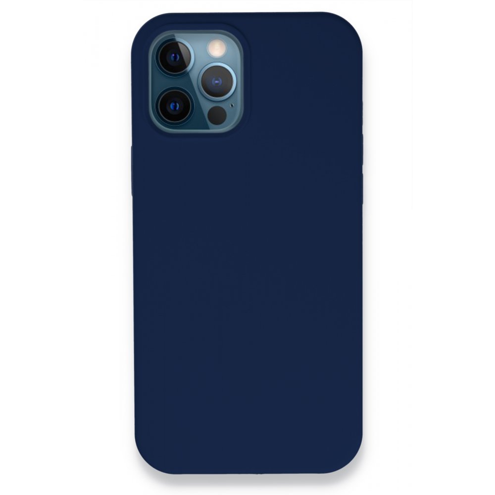  iPhone 12 Pro Kılıf Lansman Legant Silikon - Lacivert