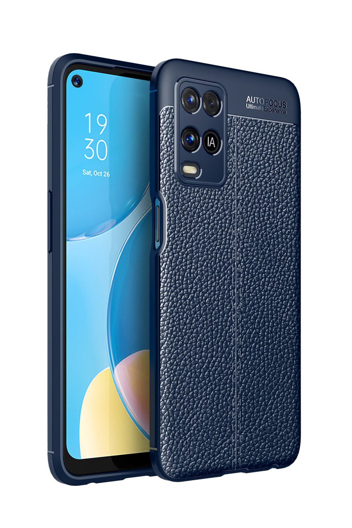 Oppo A54 4G Kılıf Auto Focus Kapak - Lacivert Oppo A54 4G Kılıf Auto Focus Kapak - Lacivert