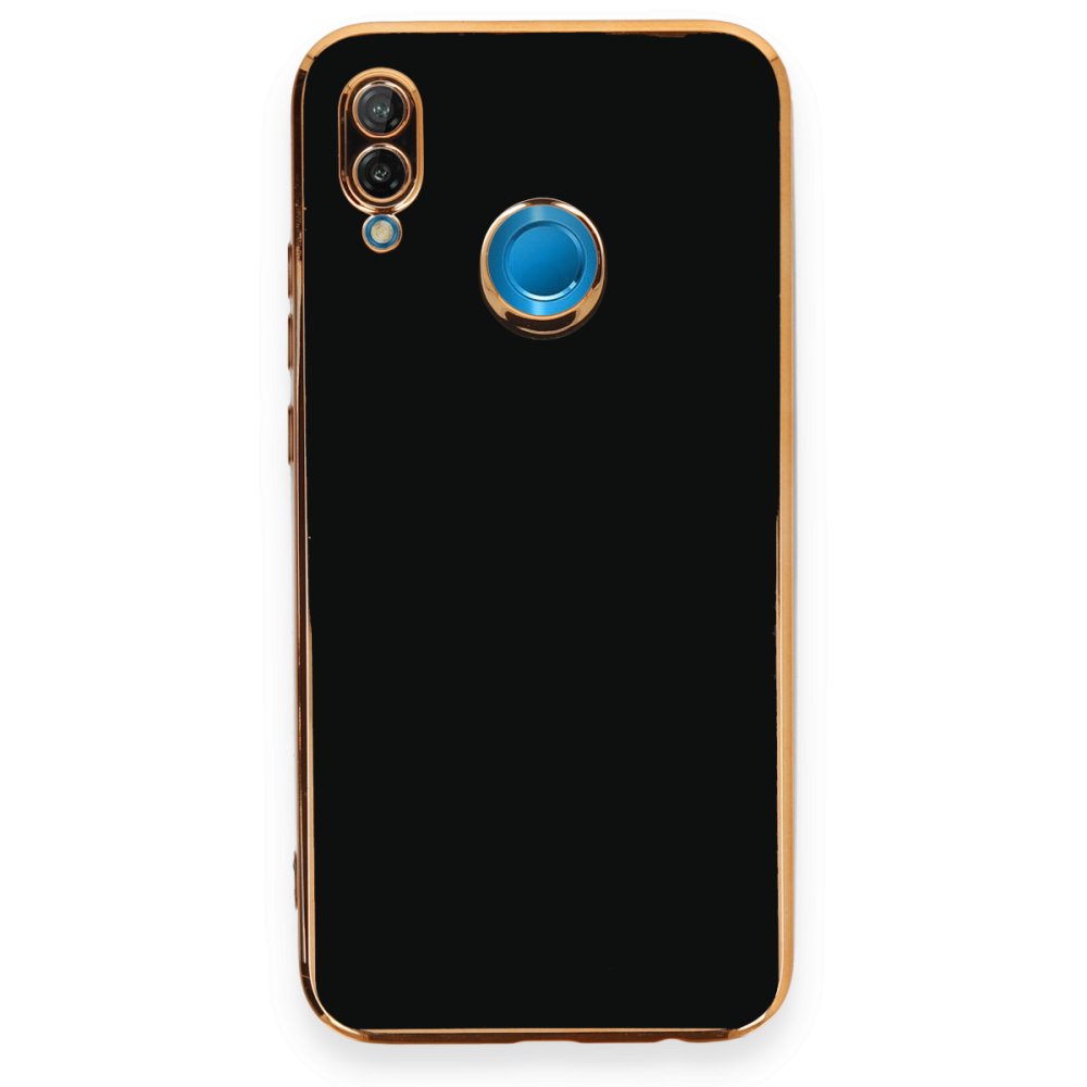 Huawei P20 Lite Kılıf Volet Silikon - Siyah Huawei P20 Lite Kılıf Volet Silikon - Siyah