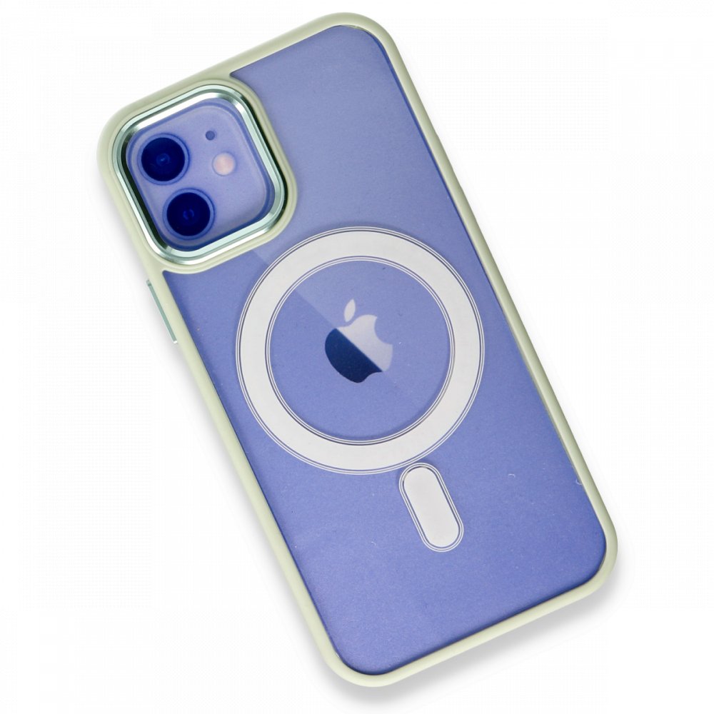 iPhone 11 Kılıf Room Magneticsafe Silikon - Su Yeşili