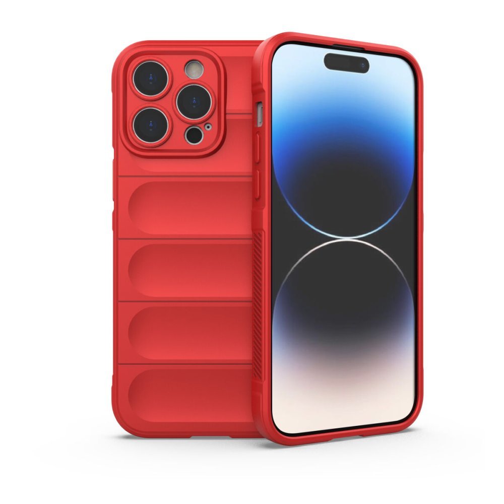  iPhone 16 Pro Kılıf Optimum Silikon - Kırmızı