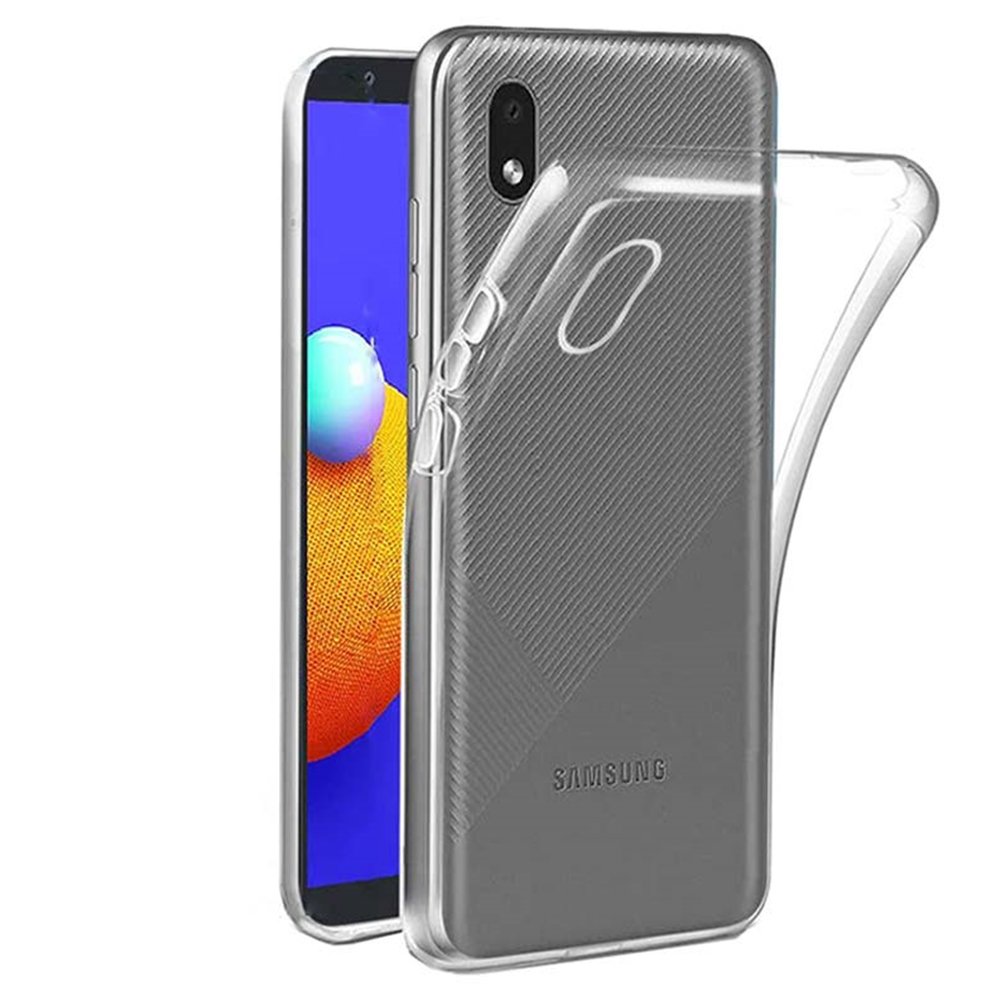 Samsung Galaxy A01 Core Kılıf Lüx Şeffaf Silikon Samsung Galaxy A01 Core Kılıf Lüx Şeffaf Silikon