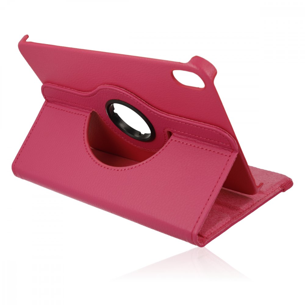 iPad Mini 6 Kılıf 360 Tablet Deri Kılıf - Pembe iPad Mini 6 Kılıf 360 Tablet Deri Kılıf - Pembe