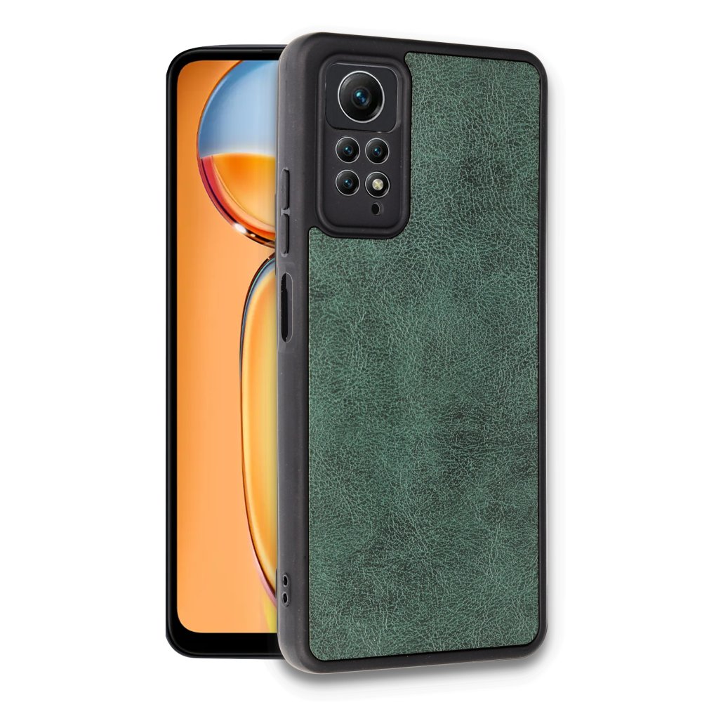 Redmi Note 11 Pro Kılıf Aras Deri Kapak - Koyu Yeşil