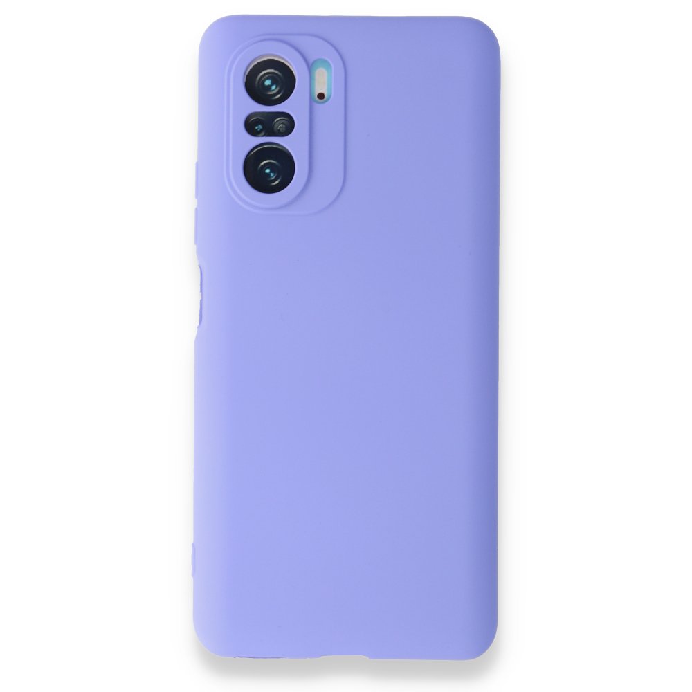 Redmi K40 Kılıf First Silikon - Lila