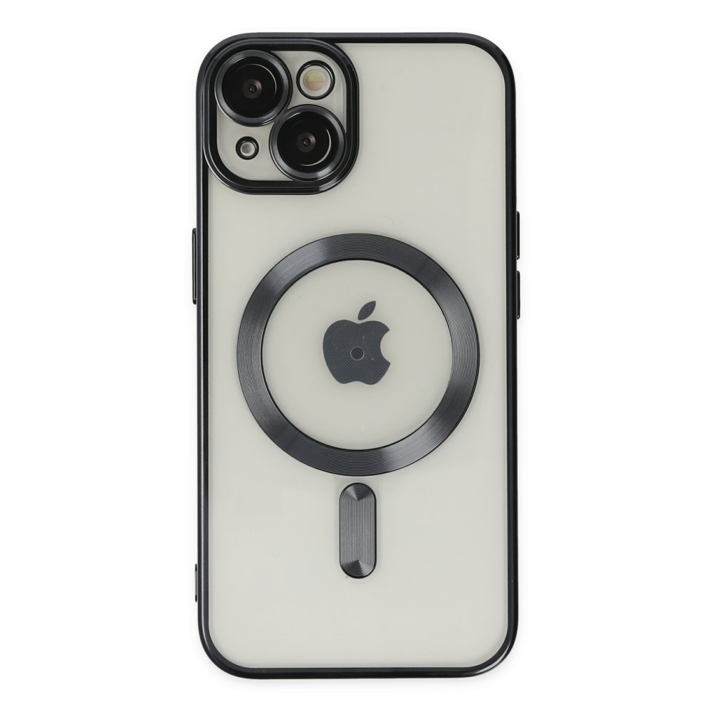  iPhone 14 Plus Kılıf Kross Magneticsafe Kapak - Siyah