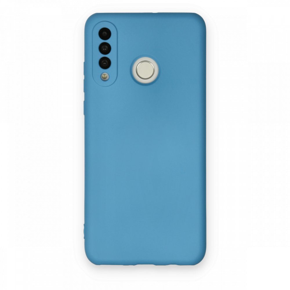 Huawei P30 Lite Kılıf Nano içi Kadife Silikon - Mavi Huawei P30 Lite Kılıf Nano içi Kadife Silikon - Mavi