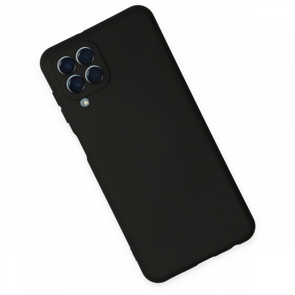  Samsung Galaxy M33 Kılıf Nano içi Kadife Silikon - Siyah