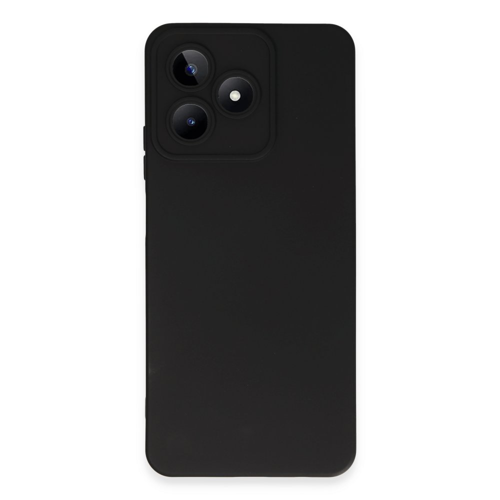 Realme C53 Kılıf Nano içi Kadife Silikon - Siyah Realme C53 Kılıf Nano içi Kadife Silikon - Siyah