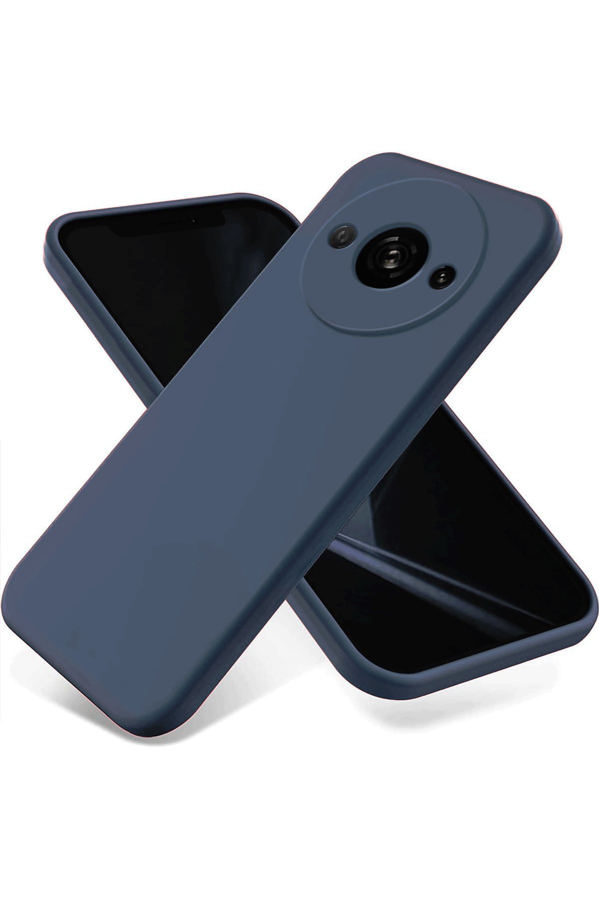 Xiaomi Poco C61 Kılıf First Silikon - Lacivert Xiaomi Poco C61 Kılıf First Silikon - Lacivert
