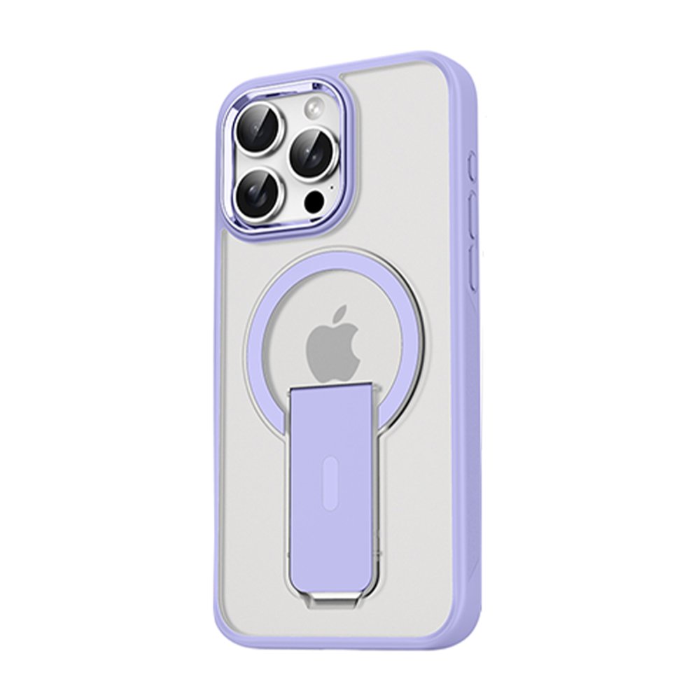  iPhone 15 Pro Max Tork Magsafe Standlı Kapak - Lila