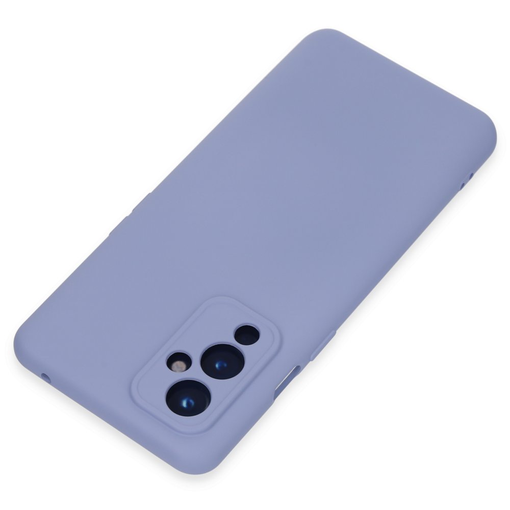 One Plus 9 Kılıf Nano içi Kadife Silikon - Lila One Plus 9 Kılıf Nano içi Kadife Silikon - Lila