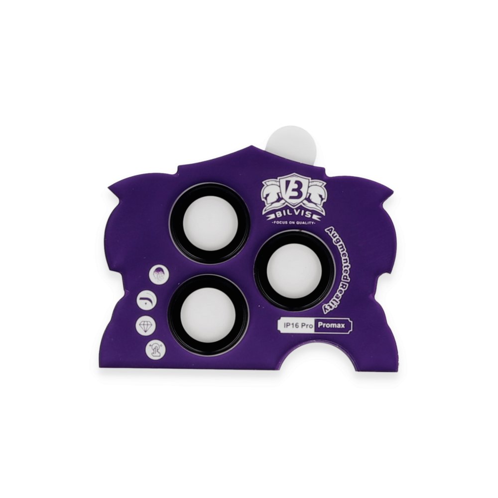  iPhone 16 Pro Max Bilvis Titan Kamera Lens - Siyah