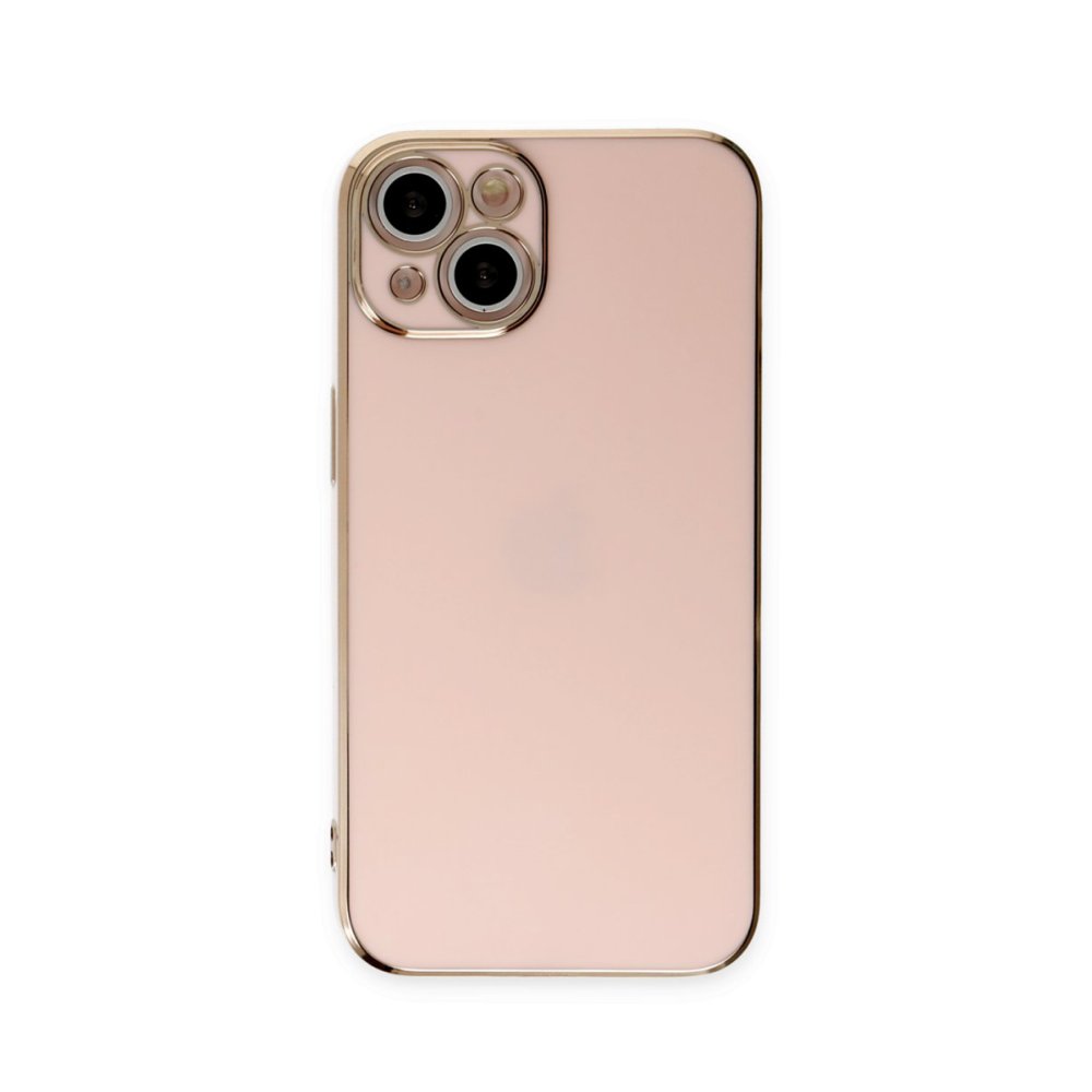  iPhone 15 Kılıf Volet Silikon - Pembe