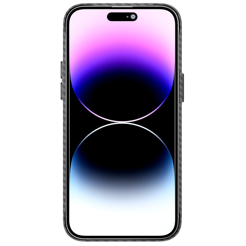  iPhone 12 Pro Max Kılıf Mekanik Magsafe Kapak - Füme - 1