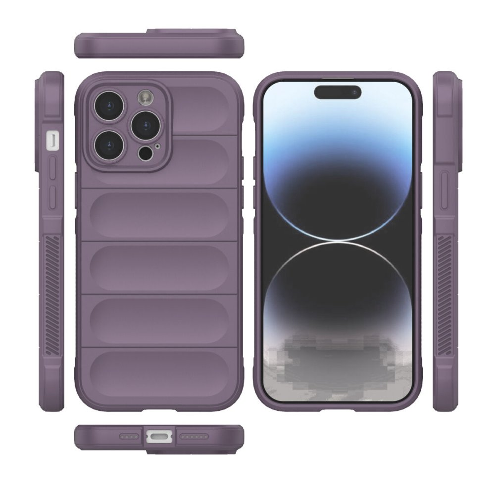 iPhone 15 Pro Max Kılıf Optimum Silikon - Mor iPhone 15 Pro Max Kılıf Optimum Silikon - Mor