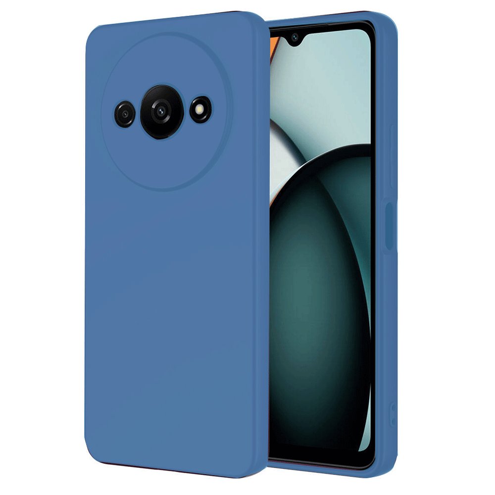 Realme C61 Kılıf First Silikon - Mavi Realme C61 Kılıf First Silikon - Mavi