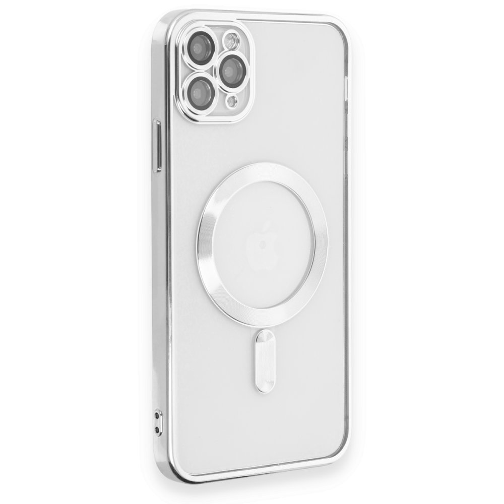  iPhone 11 Pro Kılıf Kross Magneticsafe Kapak - Gümüş