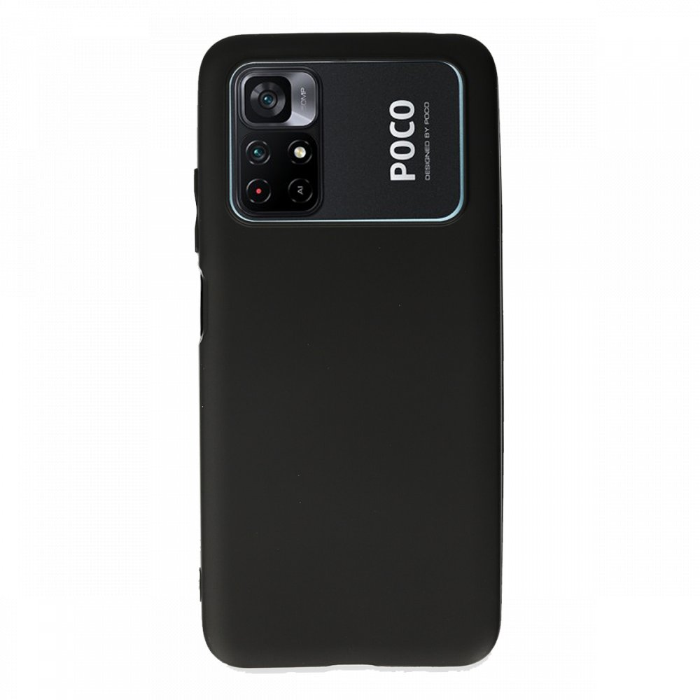 Xiaomi Poco M4 Pro 4G Kılıf First Silikon - Siyah