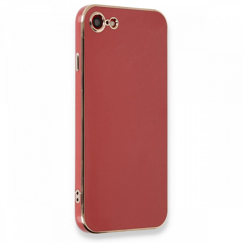  iPhone 8 Kılıf Volet Silikon - Kırmızı
