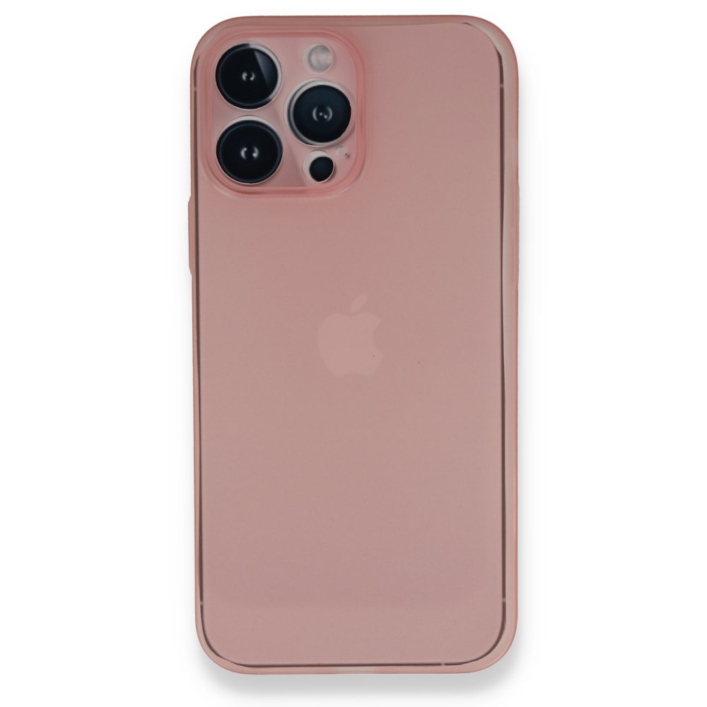  iPhone 13 Pro Kılıf PP Ultra İnce Kapak - Pembe