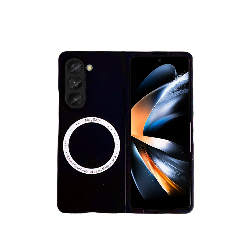  Samsung Galaxy Z Fold 5 Kılıf Mata Fold Kapak - Siyah