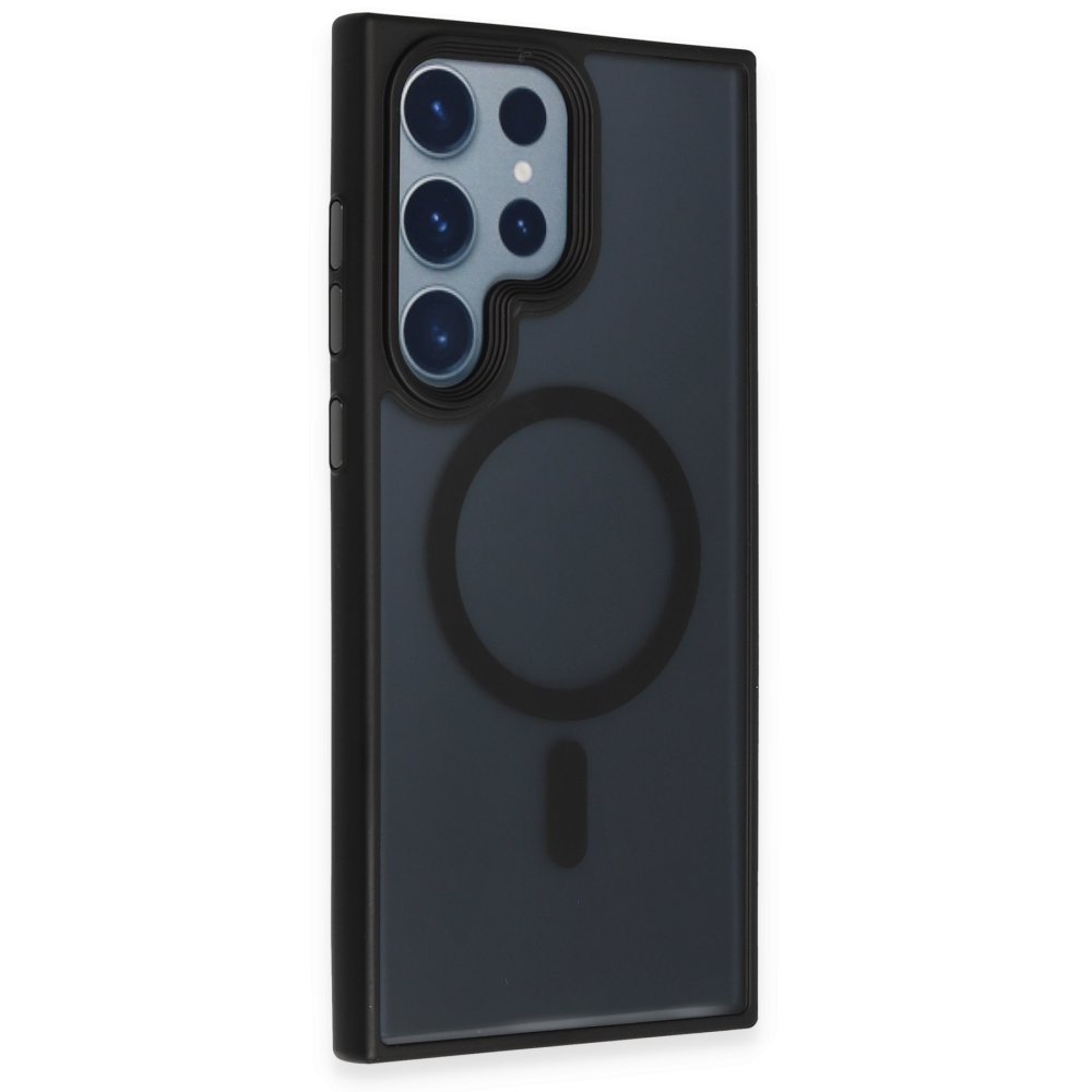  Samsung Galaxy S23 Ultra Kılıf Trex Magneticsafe Kapak - Siyah