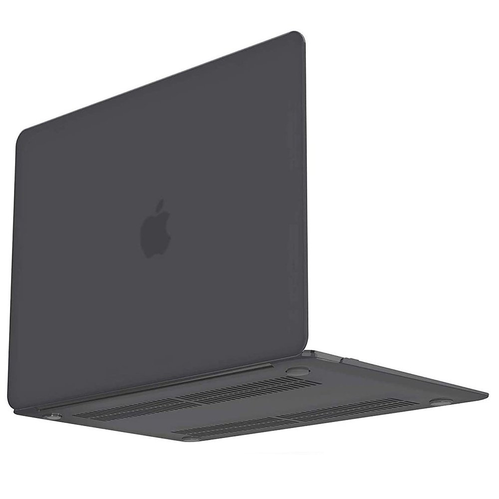 Macbook Pro 13 2020 Macbook Buzlu Kapak - Füme Macbook Pro 13 2020 Macbook Buzlu Kapak - Füme