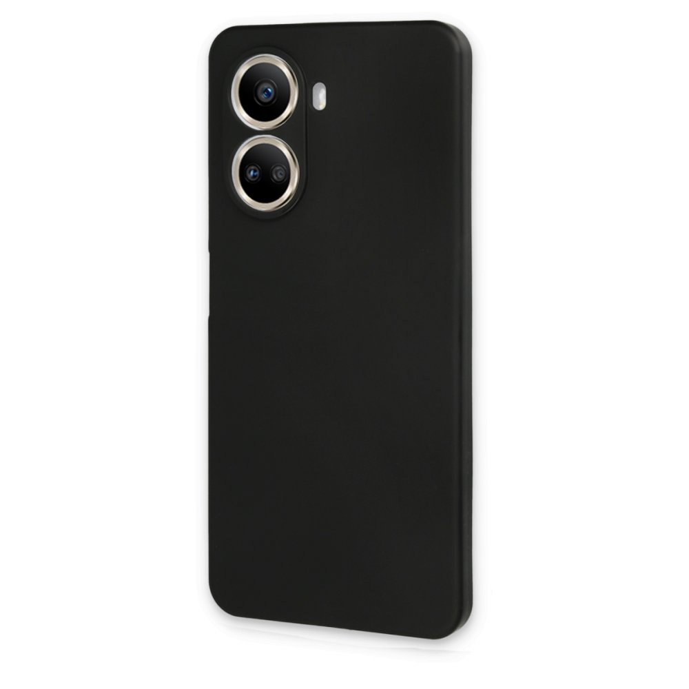  Huawei Nova 10 SE Kılıf First Silikon - Siyah
