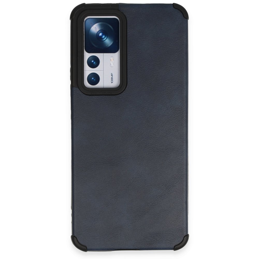 Xiaomi Mi 12T Pro Kılıf Loop Deri Silikon - Lacivert  Xiaomi Mi 12T Pro Kılıf Loop Deri Silikon - Lacivert