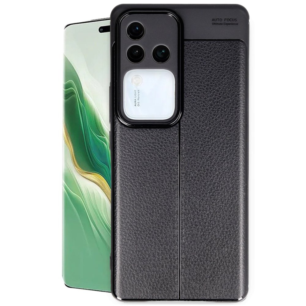 Vivo V30 5G Kılıf Auto Focus Kapak - Siyah Vivo V30 5G Kılıf Auto Focus Kapak - Siyah