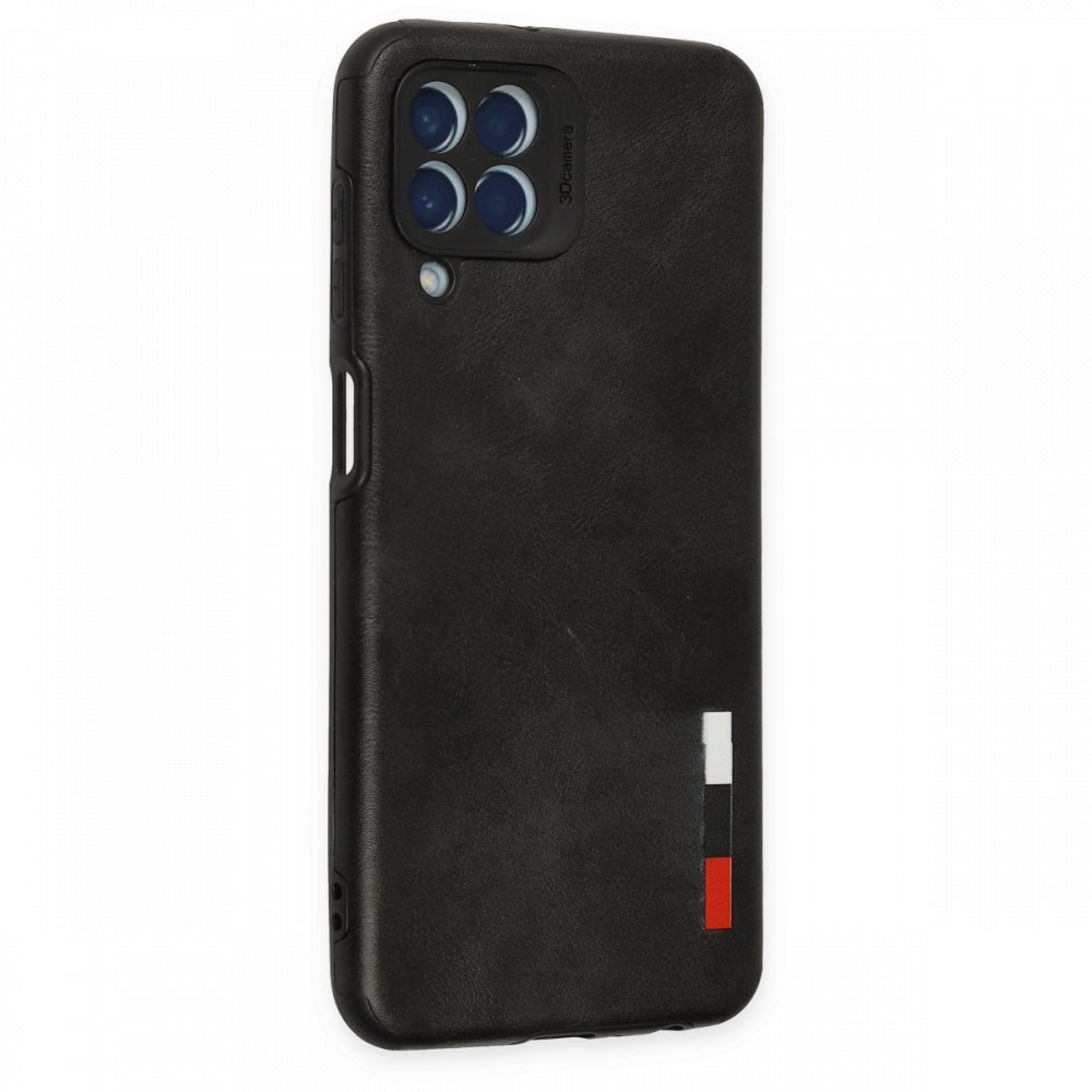  Samsung Galaxy M33 Kılıf Loop Deri Silikon - Siyah