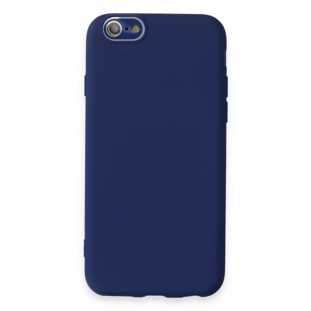  iPhone 6 Kılıf Lansman Glass Kapak - Sky Blue