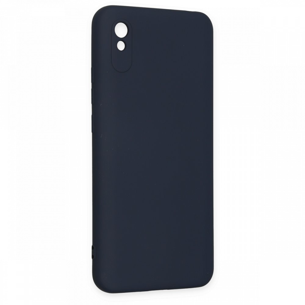 Redmi 9A Kılıf Nano içi Kadife Silikon - Lacivert Redmi 9A Kılıf Nano içi Kadife Silikon - Lacivert