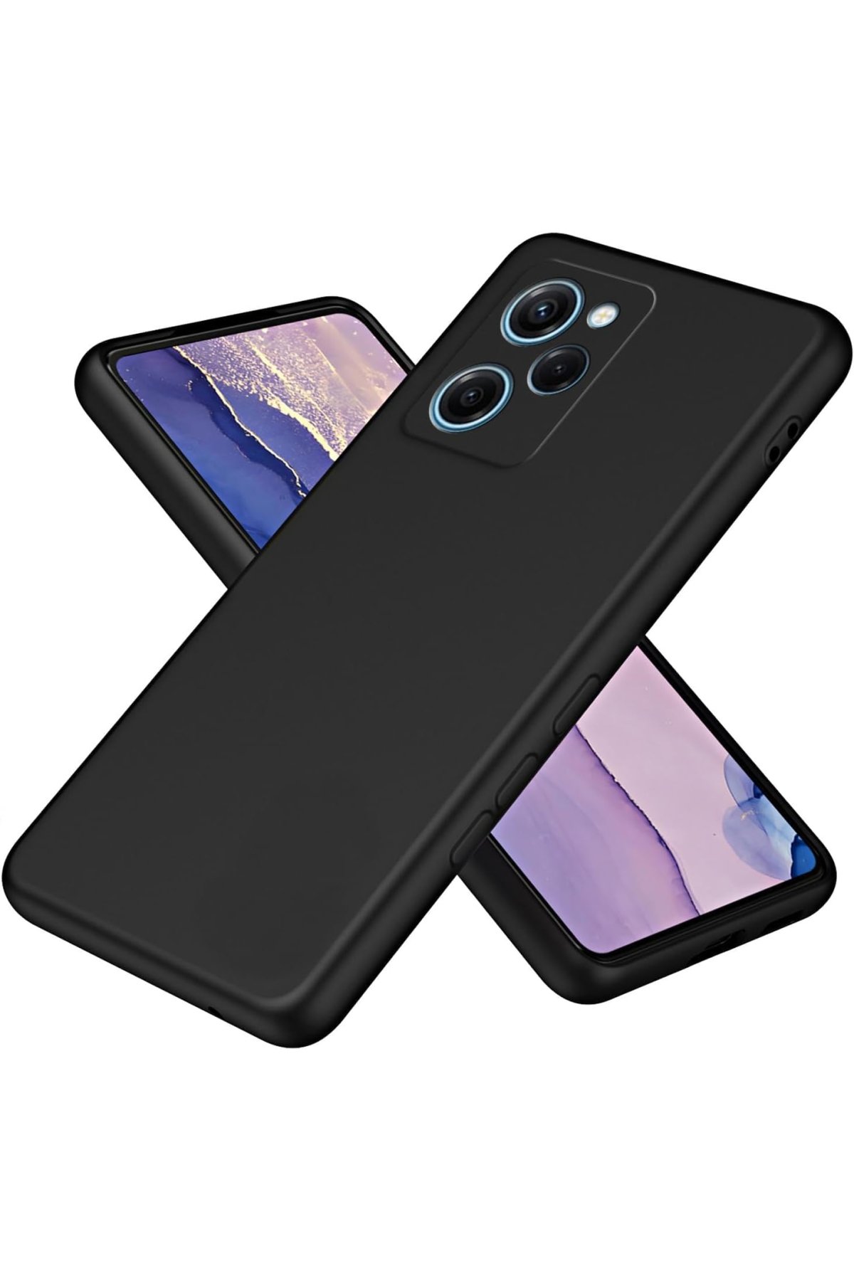 Xiaomi Poco X5 Pro 5G Kılıf Nano içi Kadife Silikon - Siyah  Xiaomi Poco X5 Pro 5G Kılıf Nano içi Kadife Silikon - Siyah