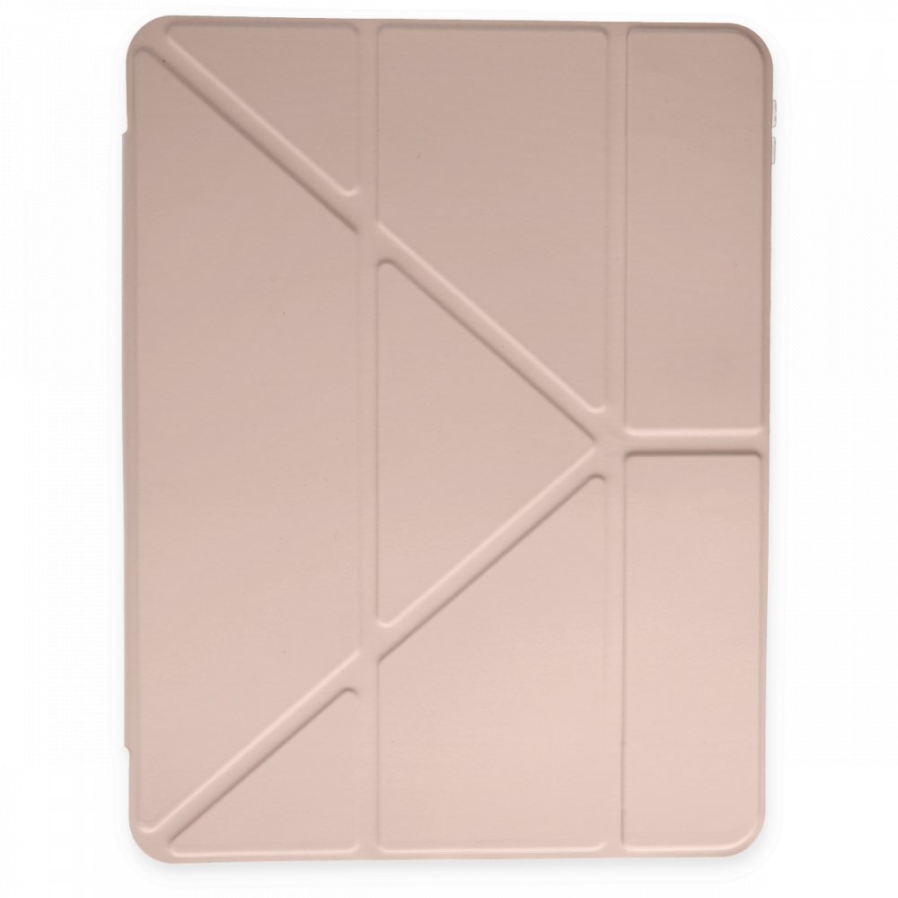  iPad Pro 12.9 (2018) Kılıf Kalemlikli Mars Tablet Kılıfı - Rose Gold
