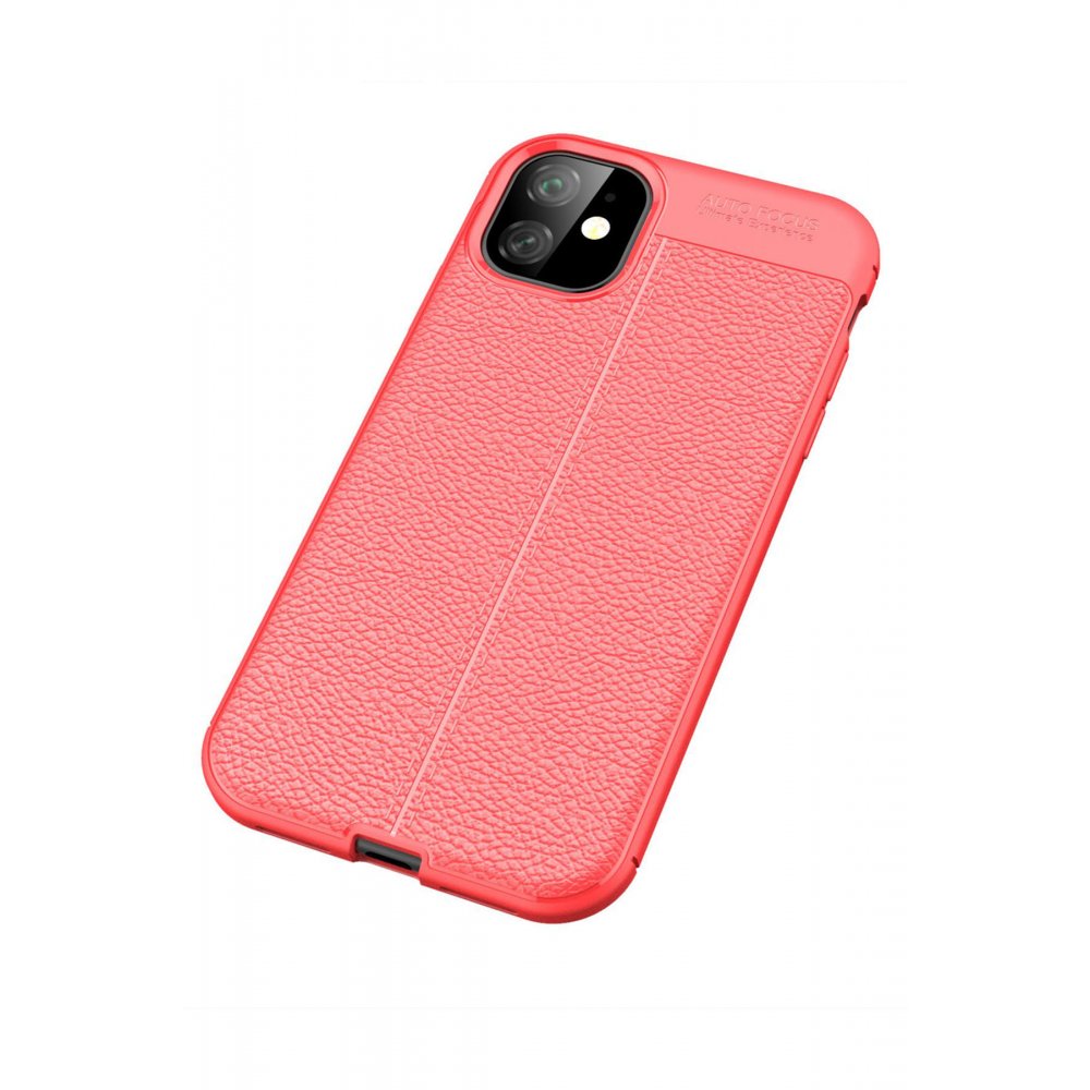 iPhone 11 Kılıf Auto Focus Kapak - Kırmızı iPhone 11 Kılıf Auto Focus Kapak - Kırmızı
