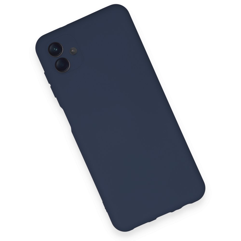  Samsung Galaxy A04E Kılıf Nano içi Kadife Silikon - Lacivert