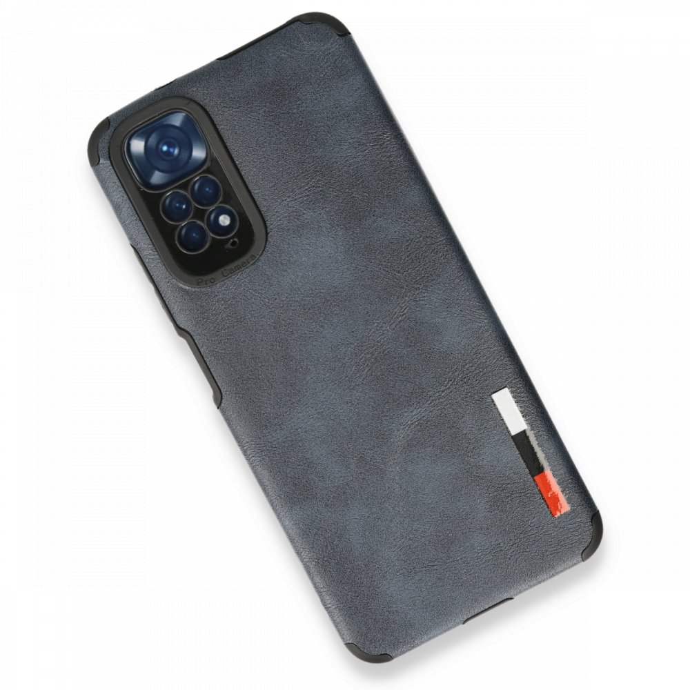 Redmi Note 11S Kılıf Loop Deri Silikon - Lacivert