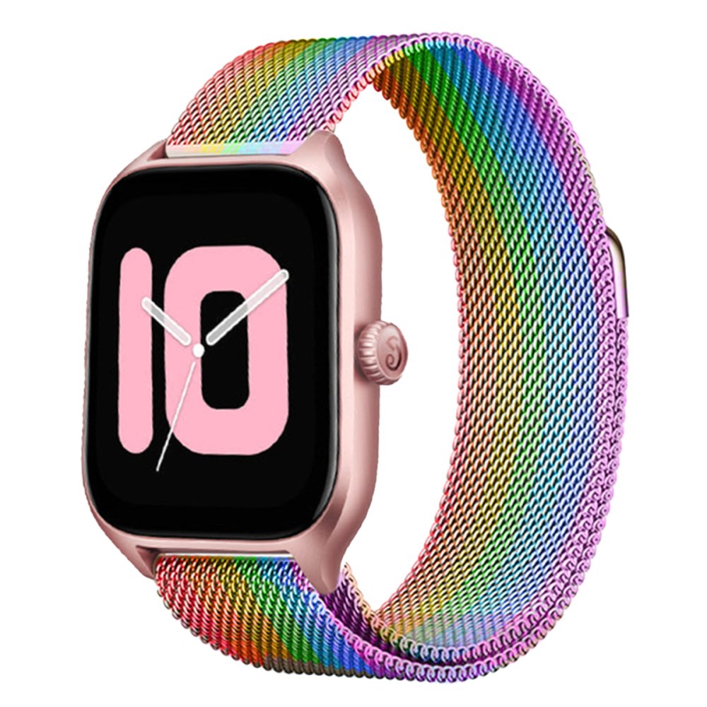  Watch 20mm Metal Mıknatıslı Kordon - Gökkuşağı