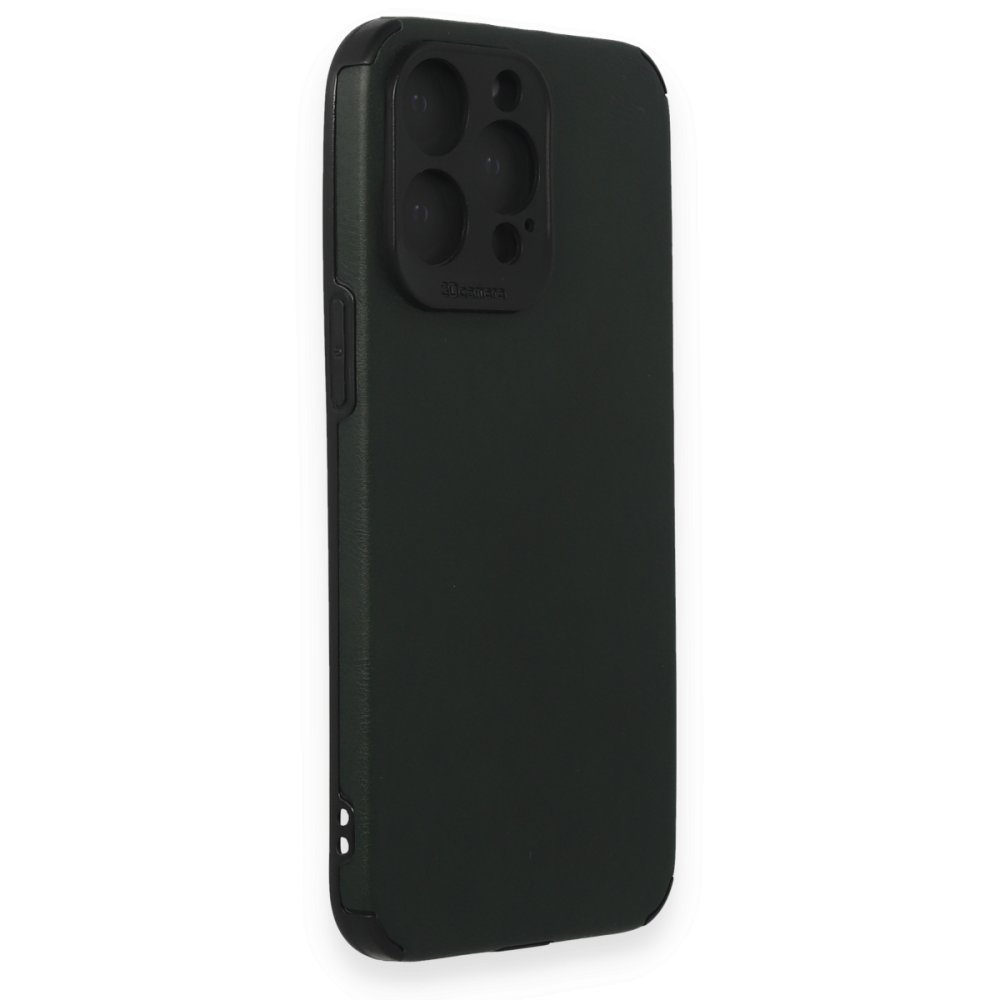  iPhone 15 Pro Max Kılıf Loop Deri Silikon - Yeşil
