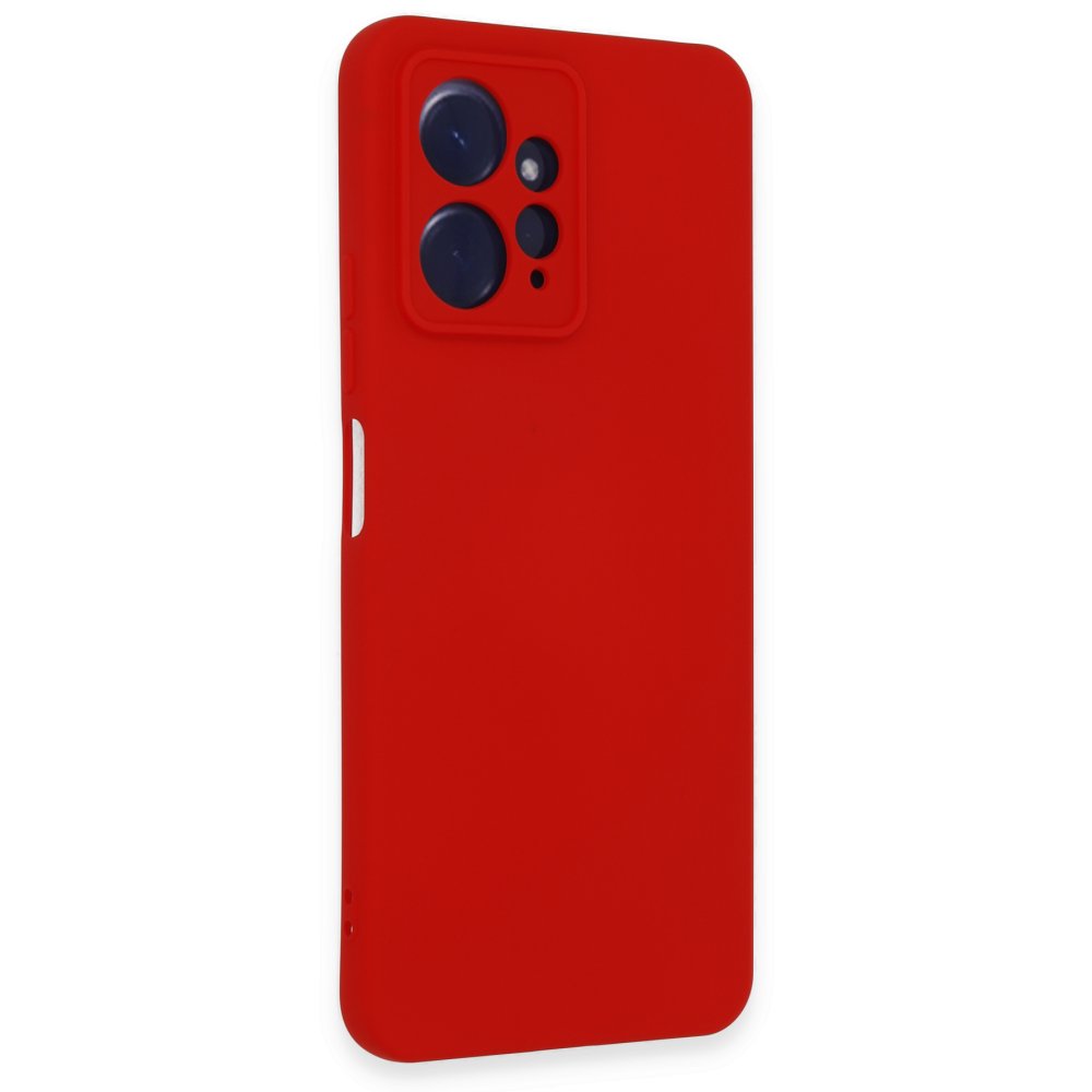 Redmi Note 12 4G Kılıf Nano içi Kadife Silikon - Kırmızı