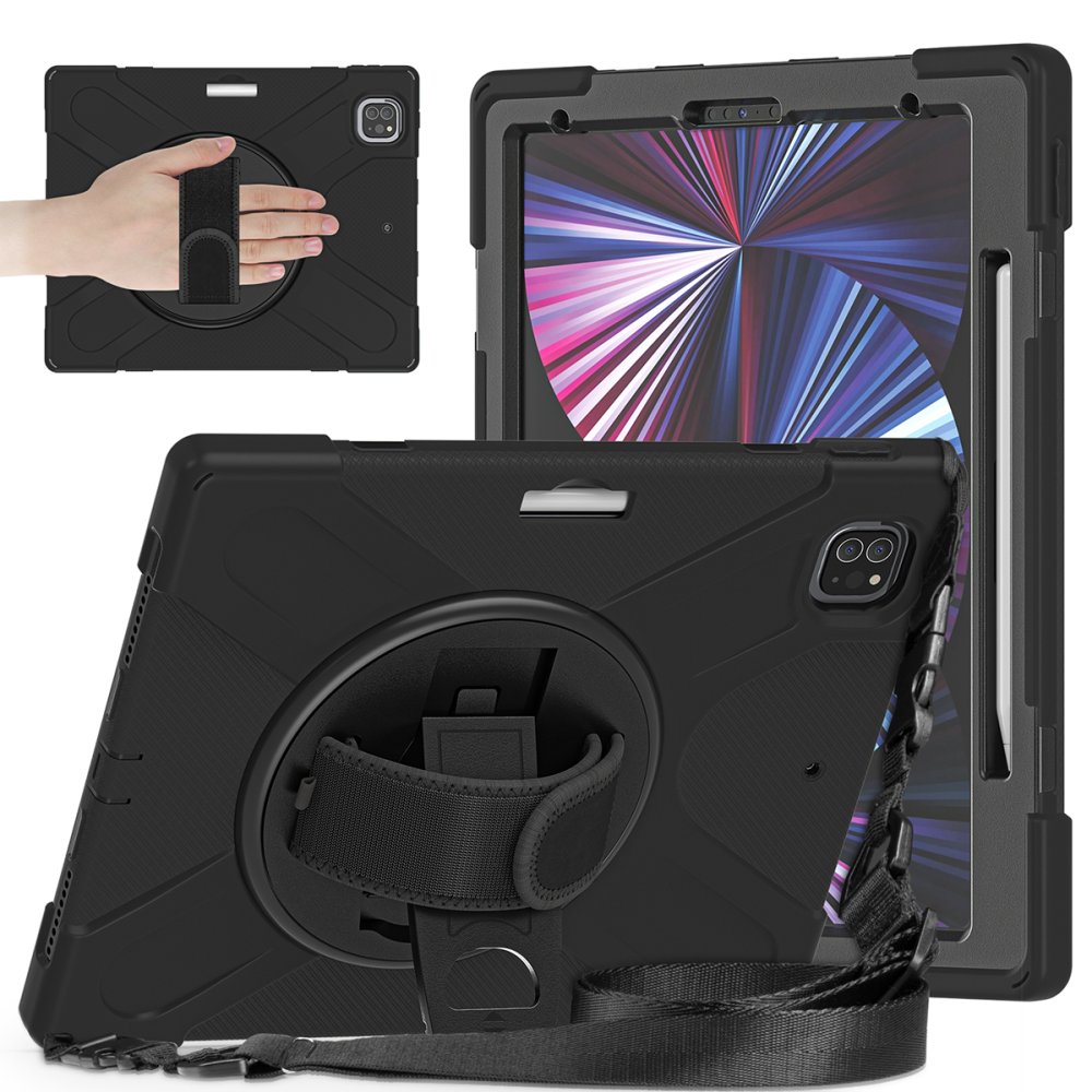  iPad Pro 12.9 (2018) Kılıf Amazing Tablet Kapak - Siyah