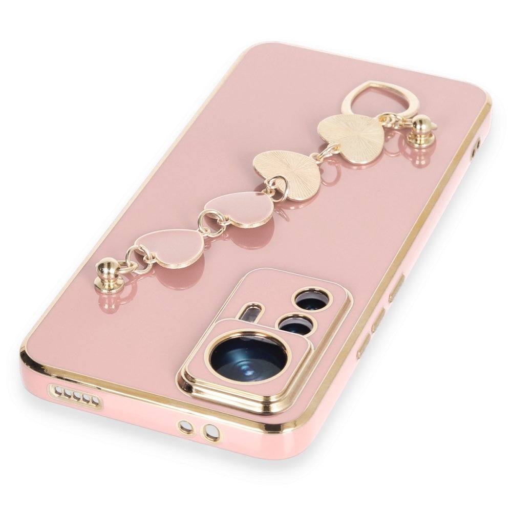 Xiaomi Mi 12T Pro Kılıf Esila Silikon - Pudra  Xiaomi Mi 12T Pro Kılıf Esila Silikon - Pudra