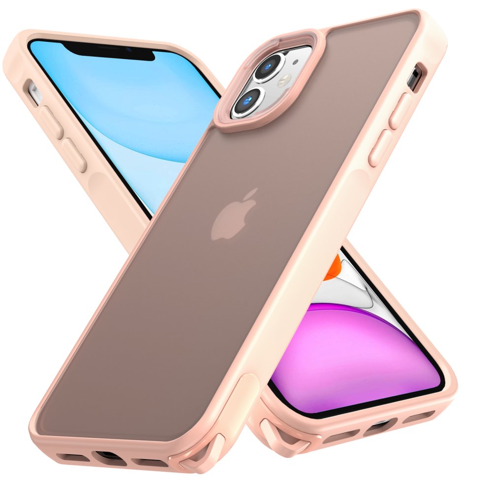 iPhone 11 Kılıf Elegant Kapak - Pudra iPhone 11 Kılıf Elegant Kapak - Pudra