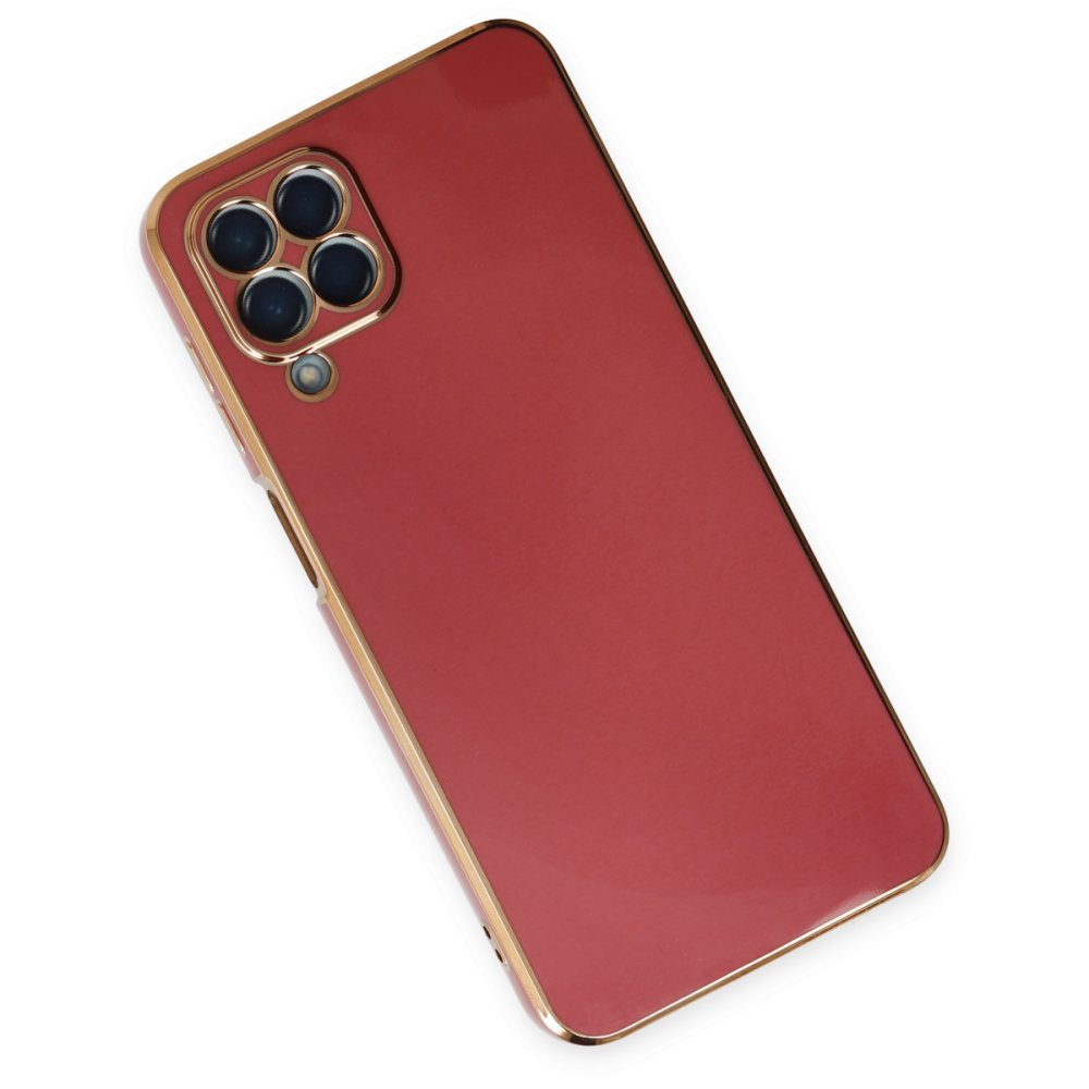  Samsung Galaxy M33 Kılıf Volet Silikon - Kırmızı