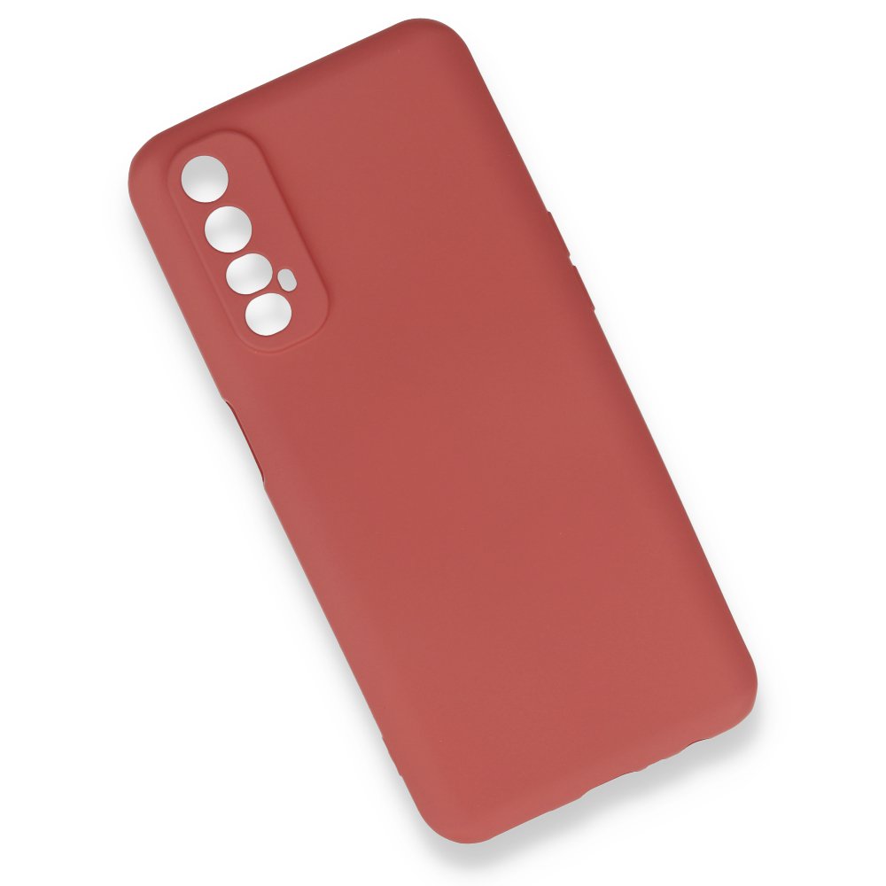 Realme 7 Kılıf First Silikon - Kiremit Realme 7 Kılıf First Silikon - Kiremit