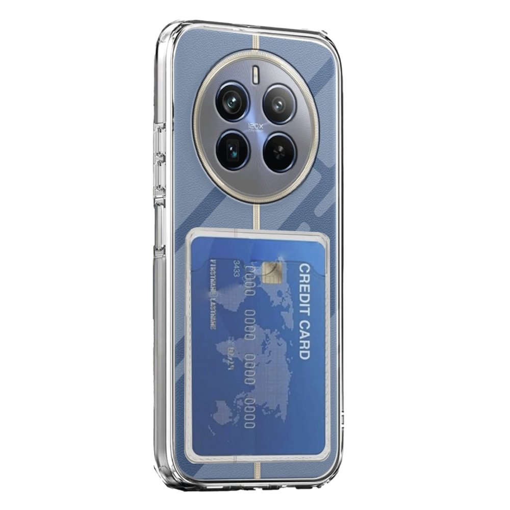 Realme 12 Pro Kılıf Kart Şeffaf Silikon - Şeffaf Realme 12 Pro Kılıf Kart Şeffaf Silikon - Şeffaf